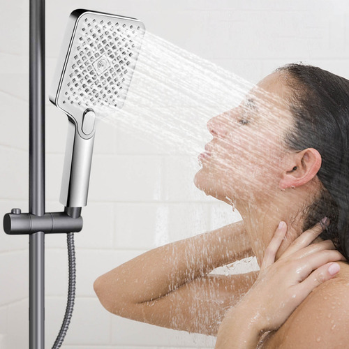 Cabezal De Ducha Modelo N 3 Con Ducha Portátil De Alta Presi