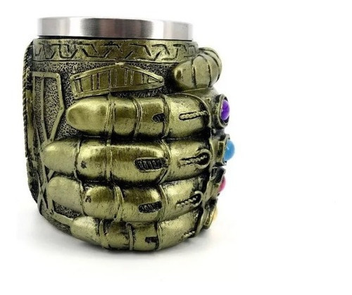 Caneca Thanos Manopla Do Infinito 3d Vingadores Geek
