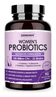 Probioticos Y Prebioticos Para Mujeres + D Manosa Cranberry