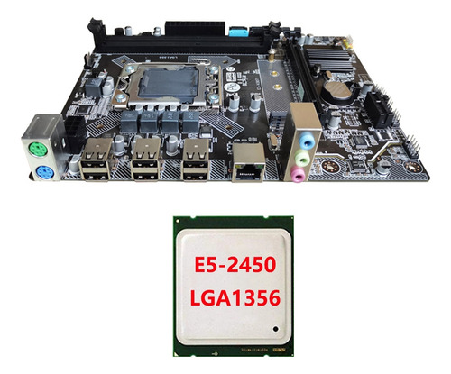 Placa Base Para Juegos De Pc De Escritorio X79 Con Cpu E5 24