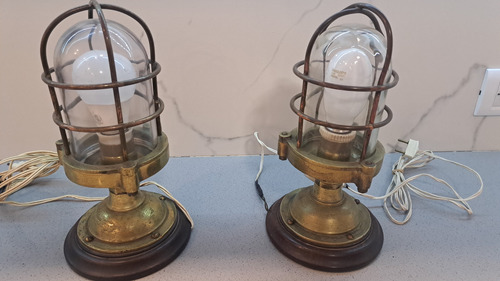 Lámparas Barco Marineras Campana Bronce Unicas Buque Puerto (Usado)