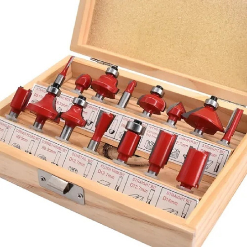 Set 15 Fresas Router Madera - X2 Unidades