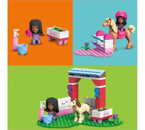 Barbie Building Sets Horse Jumping, Salto De Caballo