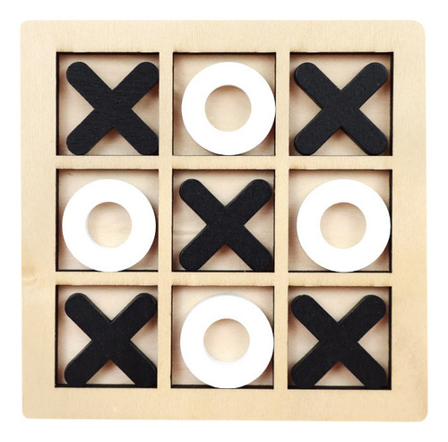 Juego Mesa Tic Tac Toe Logic Para Niños, Madera, Educa