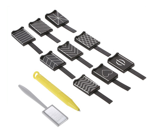 11 Piezas/set 3d Imán Stick Magnético Ojo De Gato Pluma Dibu