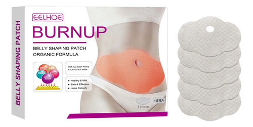 Parche Adelgazante K Para Quemar Grasa Abdominal, 5 Unidades