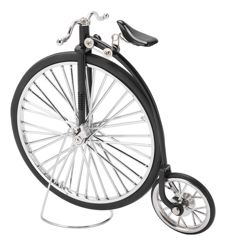 Modelo De Bicicleta Negro, Ruedas Grandes Y Pequeñas, Diseño