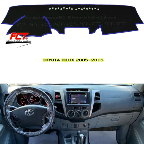 Cubre Tablero Toyota Hilux - 2006 2007 2008 2010 2014 2015 