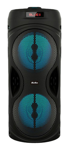 Parlante A Batería Kolke Ilux 2x4' 80w Rms Mic Luces Rgb Loi