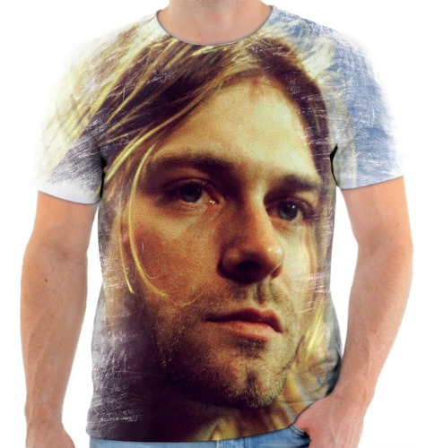 Camiseta, Camisa Nirvana Kurt Cobain Banda De Rock 11