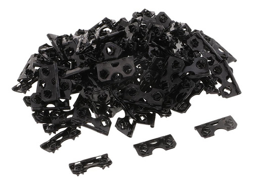 3 X 100pcs 28x15mm Com Orifícios Duplos De Metal