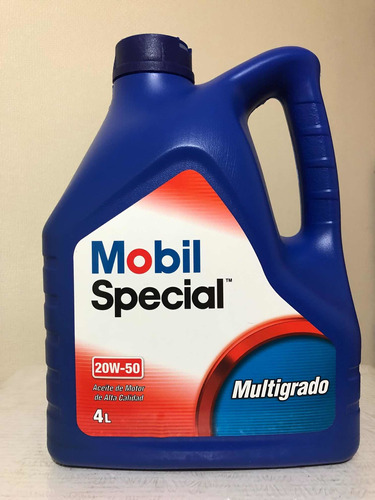 Aceite De Motor Mobil Especial 20w50 Multigrado 4lts