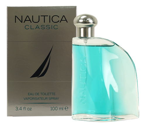 Edt Clásico De Nautica Para Hombre En Spray 3.4 Onzas 