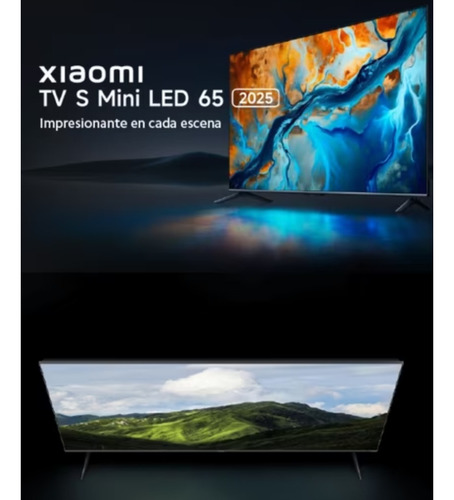 Xiaomi Tv Mini Led S 2025 65'' Gamer 144hz (smart Monitor)