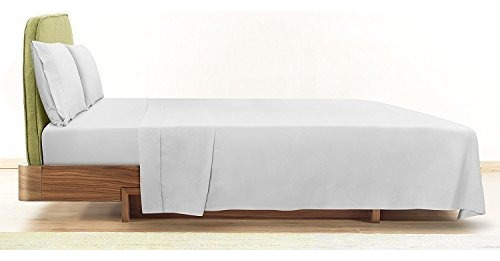 Utopia Ropa De Cama 6 Sabanas Mate Resistentes A Las Arrugas Color Blanco Diseño De La Tela Liso