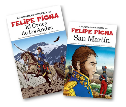 ** Combo 2 Historietas San Martin ** Felipe Pigna