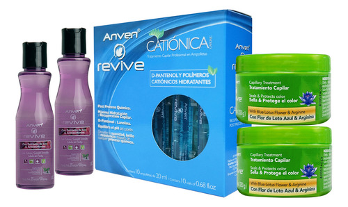 Anven Kit De 2tratamiento+2seda Deuva+1 Ampolletas Cationica