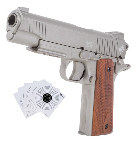 Crosman .1911 Co2 Silver 4.5mm Metal Pellets 450fps Xchws C