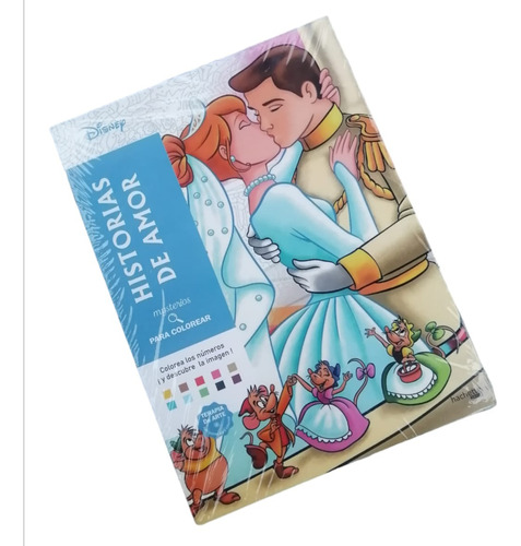 Colorea Y Descubre El Misterio / Historias De Amor  - Disney