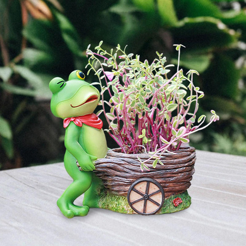Nuevo Maceta Con Forma De Rana, Contenedor De Plantas ,