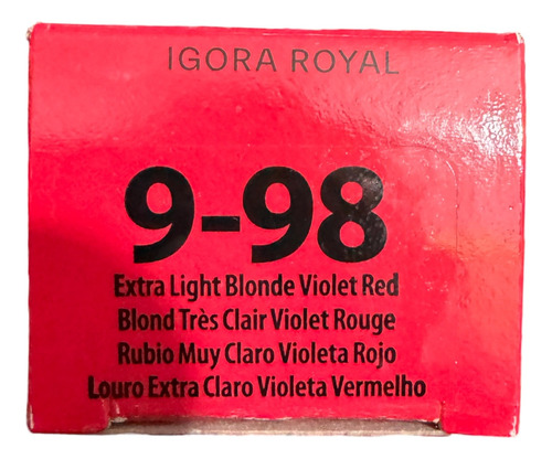 Tinte Igora Royal Tonos Violetas