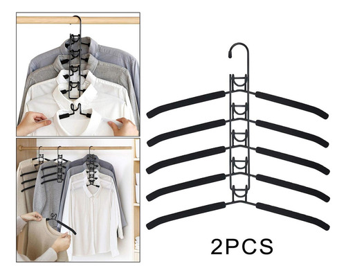 Cw 5 En 1 Estante De Perchas De Ropa De Metal De Múltiples