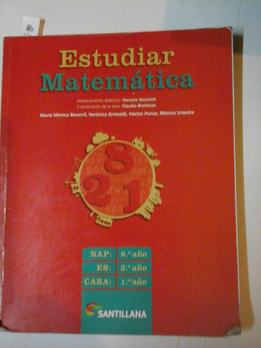 Estudiar Matematica - M. Becerril - V. Grimaldi Y Otros L244