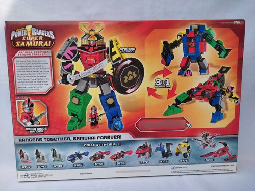 Imagen 3 de 7 de 2 Megazord Y Samurai Hq Battle Power Rangers Mega Bloks