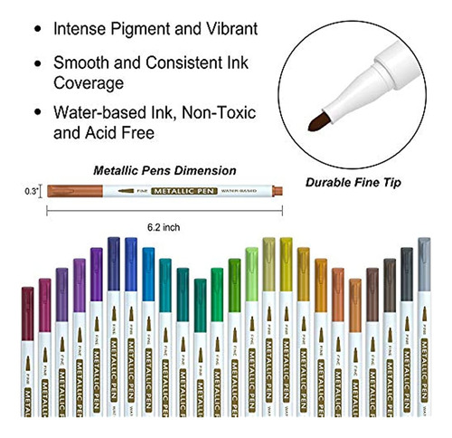 Rotuladores Metálicos, Shuttle Art Rotuladores De Pintura Me