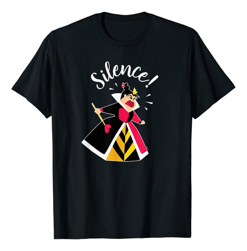 Camiseta Con Diseño Dealice In Wonderland Negra Talla S