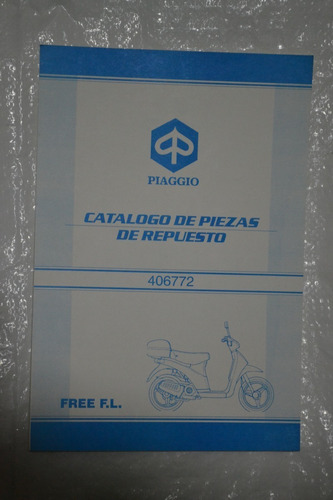 Catalogo Piezas Repuestos 406772 Piaggio Free F.l. Allsales