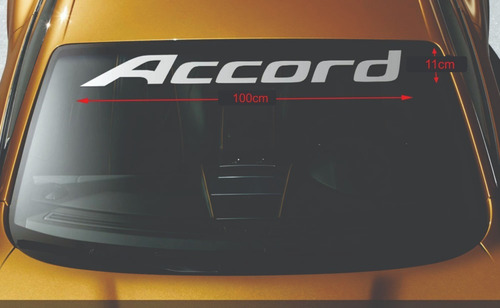 Calco Honda Accord Parabrisas 100cmx11cm Vinilo Sticker