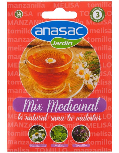 Mix Semillas Medicinales 1,5 Gr Sachet Afj