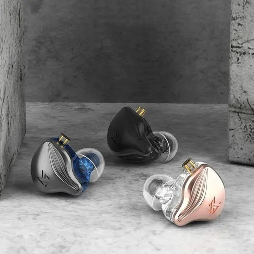 Imagen 5 de 6 de Kz Zex Audifonos Sin Micro + Estuche In Ear Negro Black