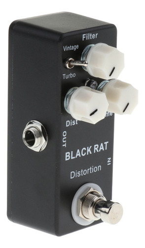Black Rat Distortion Pedal De Efectos De Guitarra True