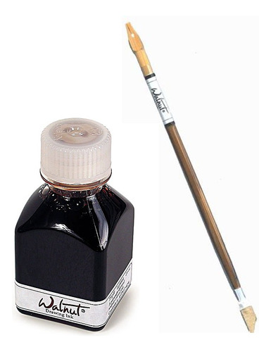 Tinta Dibujo Nogal 2.6 Oz Pegar Set