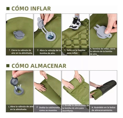 Colchón Inflable Naranja, Colchón Inflable Universal