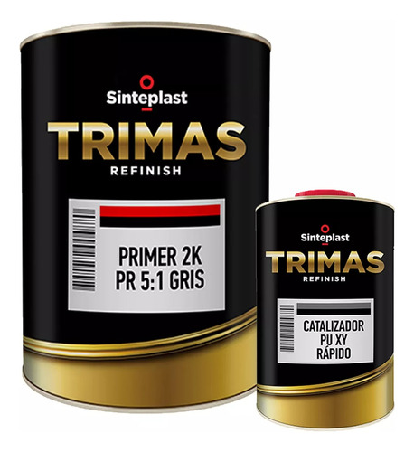 Primer 2k Gris 5:1 Trimas 0,75l+catalizador 0,15l Trimas Mm