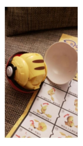 Imagem 2 de 5 de Boneco Pikachu Pokemon Entra Pokebola Articulado Brinquedo