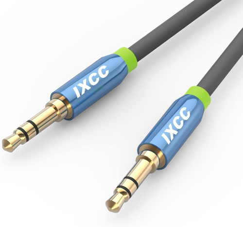 Cable Aux De Audio 3,5 Mm M/m | Ixcc, Negro / 3 M