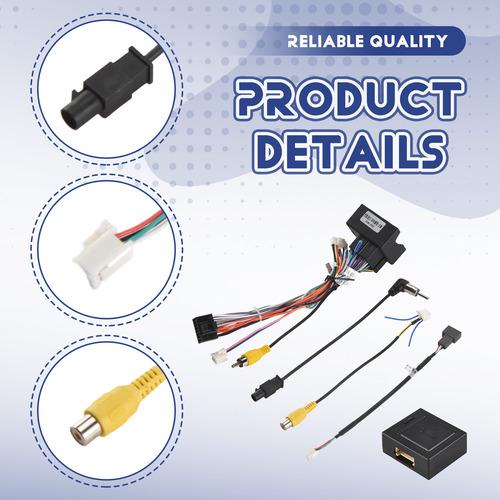 Adaptador De Arnés De Cableado De 16 Pines Para Android De A