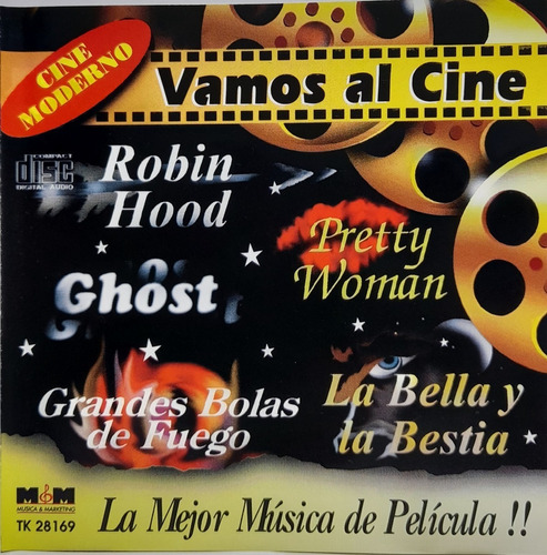 Cd Vamos Al Cine (la Mejor Musica De Peliculas)