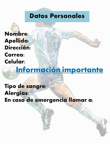 Agenda Pdf, P/imprir. A5/a4. Diego M