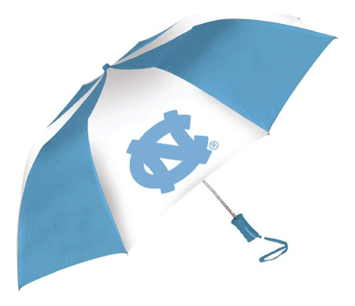 Sombrilla Deportiva Bicolor De North Carolina Tar Heels