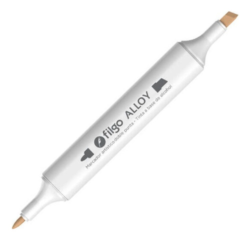 Filgo Marcadores Alloy Doble Punta Tonos Piel X 12