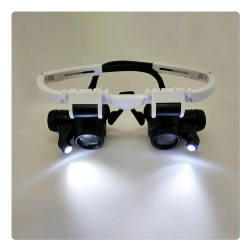 Lente De Aumento 8x Intercambiable Con Luz Led Ajustable
