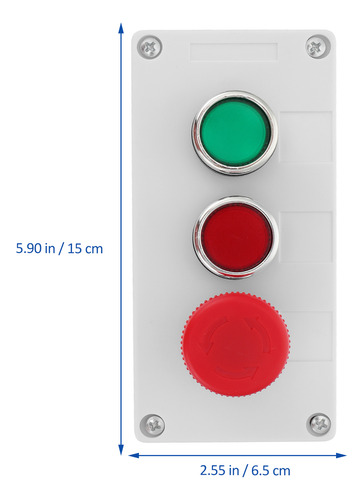 Controles De Caja De Emergencia Interruptor De Parada Y Arra