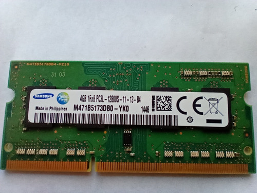 Memoria Ram 4gb Samsung M471b5173db0-yk0 Al 100