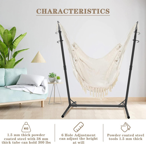 Silla Hamaca Forma De U Soporte, Soporte De Hamaca Ajus...