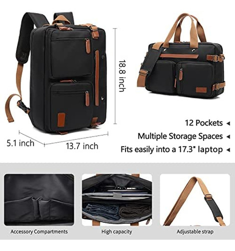 Petite Simone Mochila Para Computadora Portátil 3 En 1, Bols